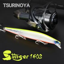 TSURINOYA Stinger 140S Richiamo di Pesca Affondamento Minnow DW92 140mm 26g Acqua Salata Spigola Ultra Lunga Casting Grandi Esche Dure Jerkbait