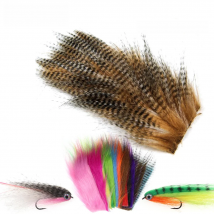 Vtwins Soft Synthetic Fiber Grizzled Furabou Craft Fur Synthetic Material Fly Fishing Tying Materials Streamer Tail Wing  Grizzy