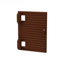 Building Blocks Technical parts 1x2x3 shutters with hinges 10 PCS MOC Compatible With brands toys for children 60800