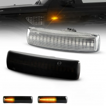 2Pcs LED Turn Signal Dynamic Side Marker Lamps Repeater Indicator Light For Land Rover Discovery 3 4 Rover Sport L320 Freeland 2