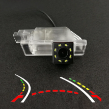 Wireless Car CCD Rear Camera Fisheye 4 8 12 Led Dynamic Night For Peugeot 2008 208 301 307 3008 406 407 408 508 607 806 807 RCZ