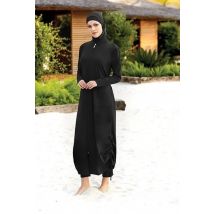 Islamic Women Muslim Swimwear Long Dress and Pants Burkini Swimsuit Modest Swim Surf Wear Sport Full