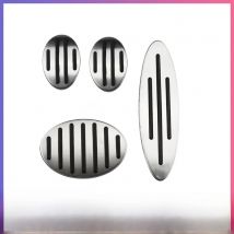Stainless Steel Accelerator Gas Brake Clutch Pedal Pad Cover for All Mini Cooper Models R52 R53 R55 R56 R57 R58 R59 F56 F57