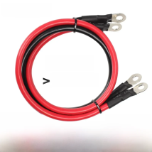 Battery Inverter Cable 10 16 25 35 mm² Stranded Copper Wire Connector with Solder Ground Jumper Cable 1.2M 1.5M 1.8M 2.5M 3M 5M