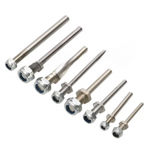 1Pair D3/D4/D5/D6 Landing Gear Wheel Shaft M4/M5/M6/M8 Steel Axle with Nuts Assembly Kit for RC Airplane Model DIY Parts