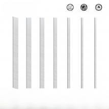 XCAN CNC Lathe Turning Tool 10-12mm High Speed Steel Turning Tools White Steel CNC Lathe Blank Blade High Speed Steel Tools