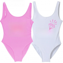 S-3XL Bachelorette Party One Piece Swimsuit Bride &Bride Squad Lady Wedding Party Lining High Leg Women Swimsuit Swimwear Bikini