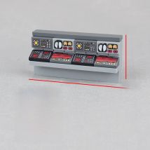 MOC 1PCS 3069 85984 Data Control Panel Building Blocks Kit Vehicle Car Plane Tank Plate Board Brick Particle Toys Children Gift