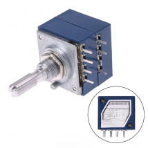 Potentiometer RH2702 8 Pin Serrated Split Shaft 6MM 27-type A100K 100K O28 20 Dropshipping