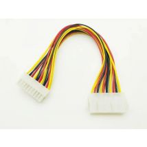 20 Pin Male to 20Pin Female Internal PC PSU Power Adapter ATX Extension Cable Connector Motherboard 20P Power Supply for Desktop
