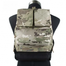 FMA Tactical Vest Zipper Pack Pouch, MC Zip-On Panel for JPC, CPC, AVS Molle, Tactical Pouch Bag, 500D Fabric