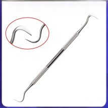 Dental Double-ended Curved Tartar Remover Tool Scraper Stainless Steel Calculus Plaque ​Remover Dentist Tooth Cleaning Tools