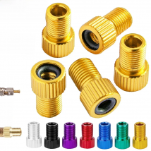 5Pc Presta Valve Adapter Convert Presta to Schrader French/UK to US Inflate Tire Using Standard Pump or Air Compressor