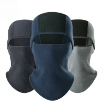 Winter Fleece Warmer Balaclava Cap Cold Weather Thermal Tactical Helmet Liner Windproof Full Face Mask Cover Ski Beanies Men