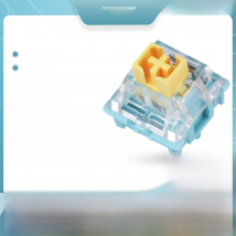 35 Pieces EPOMAKER Sea Salt Silent Switches Pre-Lubed Linear Switch LED Slot 50g for Customizing DIY Mechanical Keyboard