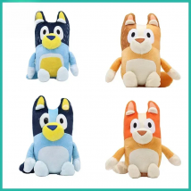 Popular Cartoon Dog Plush Toy Bluey Blue Dog Home Fill Animal Doll Children Birthday Gift Wholesale