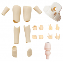 Ob11 YMY Increase Height Accessories Replacement Hands Foot Ymy Neck Peg Face Support Gestures Diy Toys For Ymy, Dod, Gsc Body