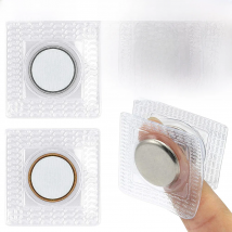 10 Pairs Hidden Sew Magnetic Snap Invisible Hidden Sew in PVC Magnetic Snap Fastener for Handbag Clothing DIY Craft Sewing Tools