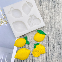 Lemon Orange Silicone Mold Sugarcraft Chocolate Cupcake Baking Mold Fondant Cake Decorating Tools