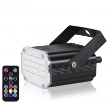 ALIEN 48 RGB UV LED DJ Disco Sound Activated Stage Lighting Effect Party Holiday Club Strobe Flash Lights With Remote Control