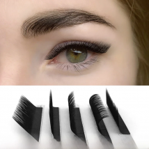 GAHAMACA Eyelash Extension 16rows/case 8~15mm L/L+/LC/LD/LU(M) Mix Premium Natural Individual Makeup Maquiagem Cilios