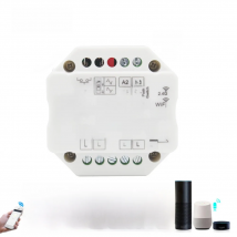 Tuya LED Dimmer 220V 110V 230V AC Traic Push Switch Smart Wifi Dimer for Bulb Light Lamp Work with Alexa Google Home S1-B-WT