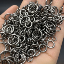 Titanium Open Ring for Men - Adjustable Minimalist EDC Finger Ring, Lightweight Wedding Band, Gift for Him