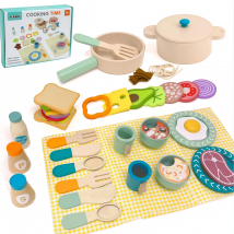 Kinder Küche Spielzeug Holz Simulation Küche Spielzeug Pretend Spielen Kochen Spielzeug Rolle Spielen Spiel Frühen Pädagogisches Spielzeug für Mädchen Jungen Geschenke