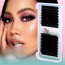 16 Rows L/L+/LC/LD/LU Curl Classic Eyelash Extensions Fox Eyes 7-15mm Mixed Individual Eyelashes For Grafting L Shaped Lashes