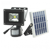 10W Solar Motion Sensor Light  Pir Sensing Floodlight  Garden Spot Wall Lamp