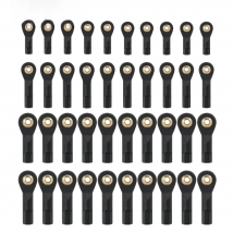 AXSPEED 10Pcs Plastic M2/M3 Link Rod Ball End Joint for Axial SCX10 TRX-4 1/10 RC Rock Crawler Car Accessories