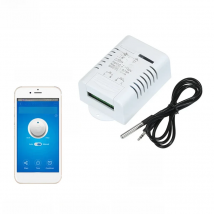 eWelink Smart TH16 Switch 16A Thermostat Temperature Monitoring WiFi Switch Wireless Control Compatible With Alexa Google Home