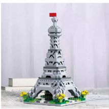Building Blocks Model City Building Tower DIY Assembly Puzzle Creative Micro Brick Decoration Ornaments Children Toys Adult Gift