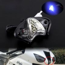 For KAWASAKI ZX-6R ZX6R 2007 2008 Headlight Headlamp Fog Lamp Front Head Light LEDFront center light