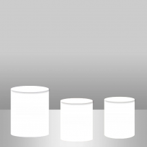Custom size Plinth Pedestal Cylinder Cover