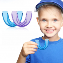 AZDENT 2 Stages Orthodontic Braces with Box Orthodontic Retainer for Children Kids Teeth Trainer Dental Tray