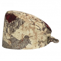 Multicolor unisex 100% cotton Tieback medical Surgical hat doctor clinical lab cap nurse Dentist Beautician Pet clinic scrub hat