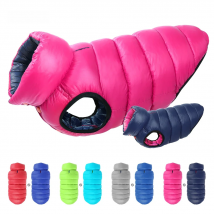 Soft Winter Dog Jacket Clothes Reversible Winter Dogs Vest Coat Thick Pet Clothing Waterproof Outfit for Small Medium Large Dogs