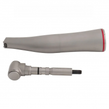 Dental 1:5 Increasing Contra Angle Head Optic Fibre Low Speed Handpiece Red Ring X95L Handle Cartridge Shaft Push Cap