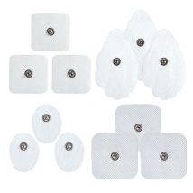 10/30PCS Self Adhesive Replacement Tens Electrode Pads Square Electric Muscle Stimulator Digital Machine EMS Massager Sticker