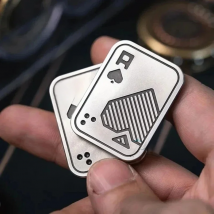 EDC Push Slider Metal Fidget Anti Stress Toys Adults Finger Spinner Poker Relieve Anxiety Toy Portable Pop Magnetic Slider Games