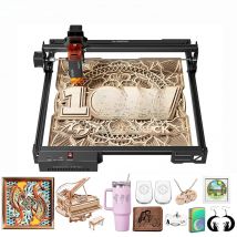 ATOMSTACK A10 Pro V2 Laser Engraving Wood Leather Metal Acrylic CNC Laser Printer Carving Desktop Cutter 410*380mm Engraver Area