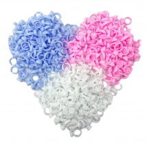 Wholesale 50/100Pcs Disposable Eyelash Glue Fan Cup Rings Holder Container Tattoo Pigment Eyelash Extension Tools Lash Supplies