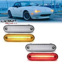 2pcs For 1990-2005 Mazda Miata MX-5 Side Marker Light Turn SignalLights/Driving Lights/Parking Lights,OEM Sidemarker Lamps 12V