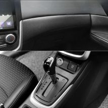 Suitable for C13 Interior Stickers, Carbon Fiber Modified Film for Central Control Gear Shift for NISSAN TIIDA 2016-2024