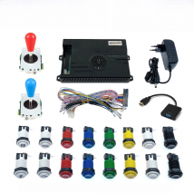 128GB 3D Pandora Saga Box EX2 10888 in 1 DIY Kit 2Playes Arcade  Game Console Cabinet Bartop 8 Way Joystick Switch Push Button
