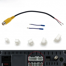 Car 4 6 8 10 12 Pin DIY Universal RCA 4G AUX Camera Video Input Cable Adapter Wiring Connector Android CD Radio Car Accessories