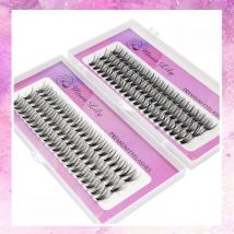 Moonlily Professional 20D 30D Single Cluster Mink Eyelashes Extension 3D Volume Effect Natural Soft Makeup Grafting Faux Lashes