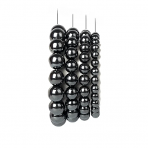 Fashion Magnetic Hematite Beads Bracelet Men Nature 4-20mm Reiki Healing Energy Stone Bracelets for Women Protect Health Jewelry