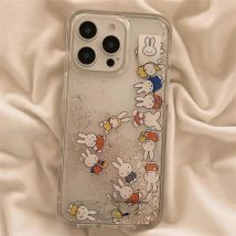 2025 Miffy Phone Case Japanese Girl Kawaii Anti Drop Apple Phone Case Korean Student Cartoon Phone Protective Case Girl Gift